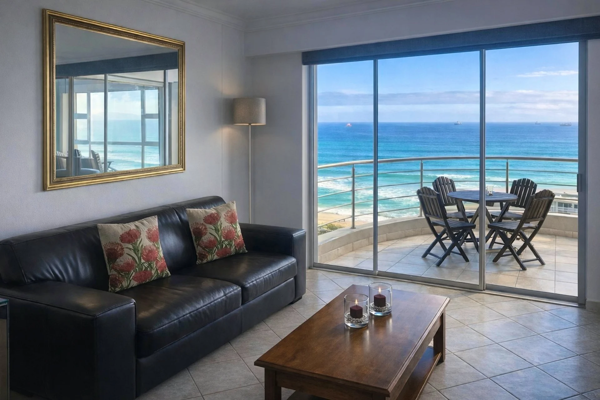 The living space at B1001 Ocean View